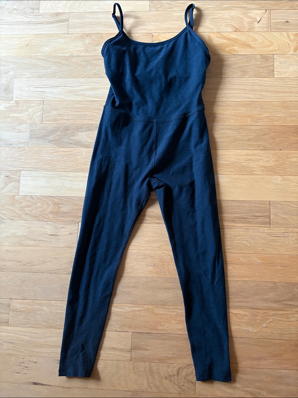 Beyond Yoga Black Spaghetti-Strap Jumpsuit